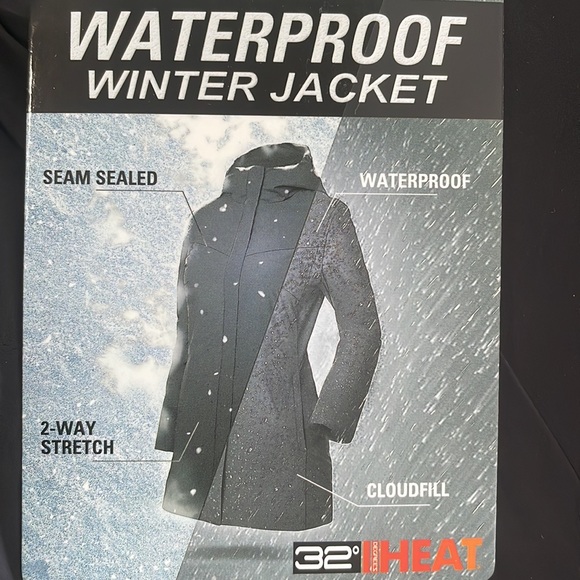 32 degrees heat - Waterproof Cloudfill Winter Jacket | Women’s - Picture 7 of 7